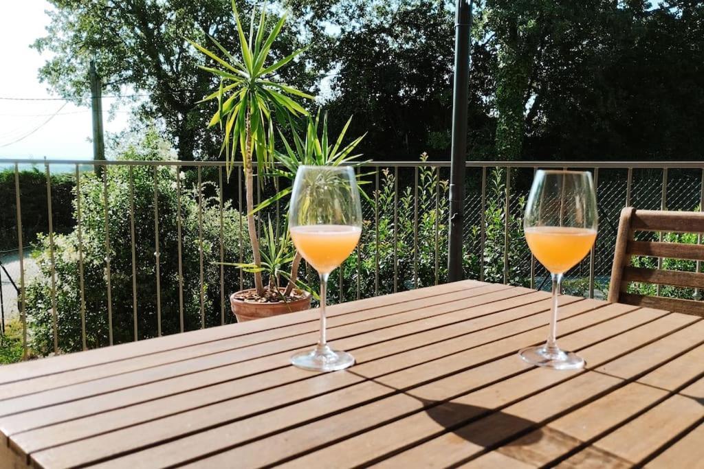 Charmante Maison Avec Jardin Aux Portes Des Gorges De L'Ardeche Saint-Julien-de-Peyrolas Eksteriør bilde